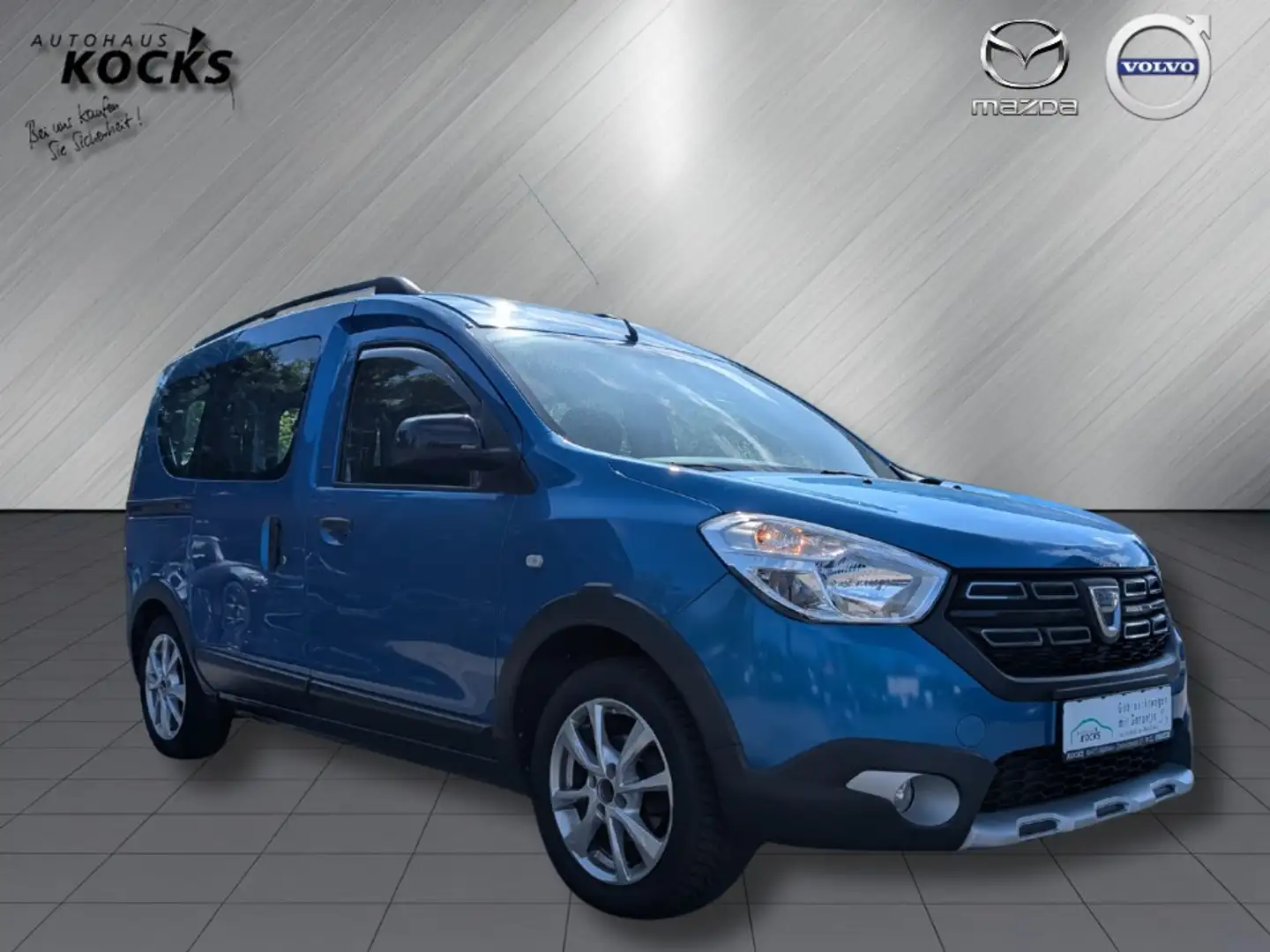 Dacia Dokker Stepway Celebration Rückfahrkamera Navi Bleu - 1