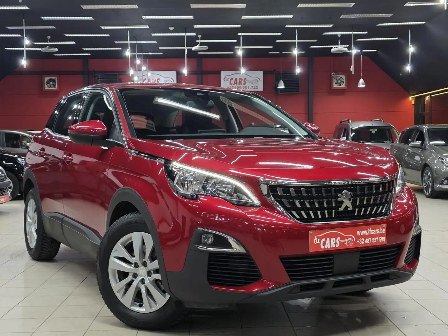 Peugeot 3008 3008 PureTech 130 Stop**NAVIGATIE**LED**DIG.AIRCO* Rood - 1