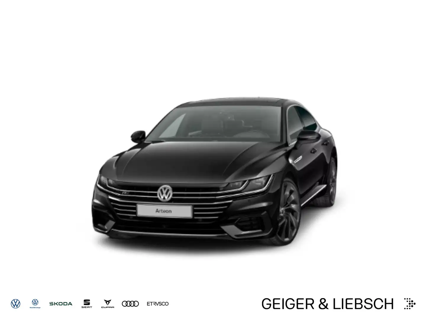 Volkswagen Arteon R-Line 2,0 l TDI 4Motion+Pano+Leder+LED Schwarz - 1