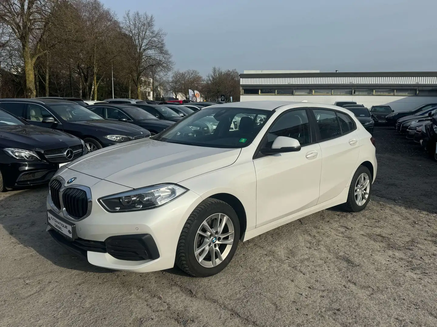 BMW 116 116d Aut. Luxury Line  75000km 1-prop Gris - 1