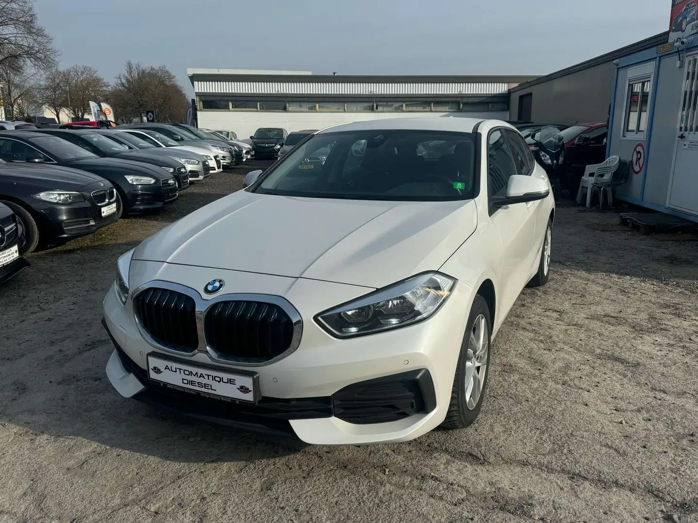 BMW 116 116d Aut. Luxury Line  75000km 1-prop Gris - 2