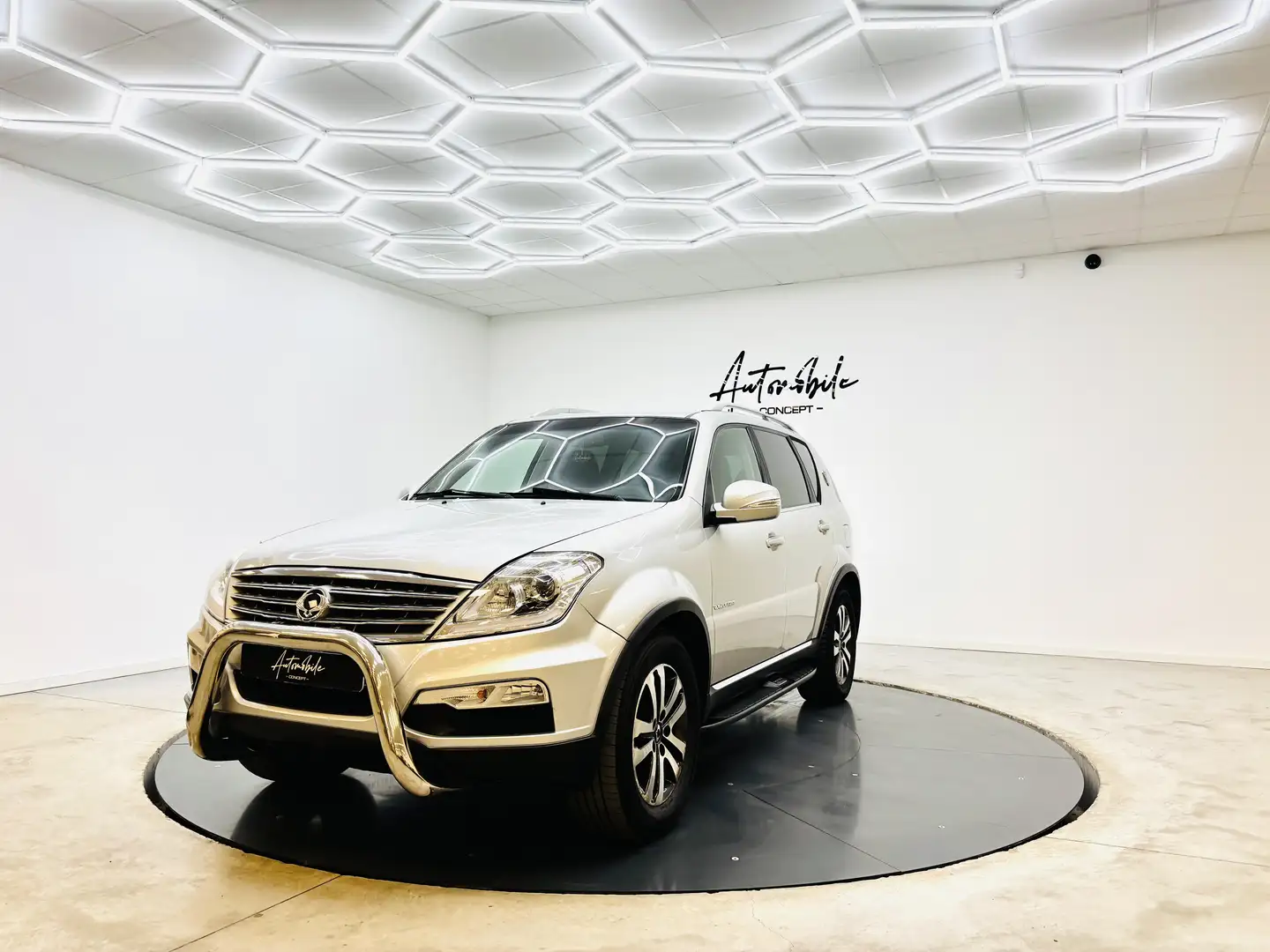 SsangYong Rexton ✅1AN GARANTIE✅7 PLACES✅REMORQUE✅CUIR✅CAM Negro - 1
