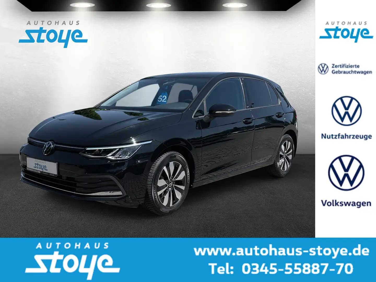 Volkswagen Golf MOVE TSi Navi ACC LED EPC v+h Noir - 1