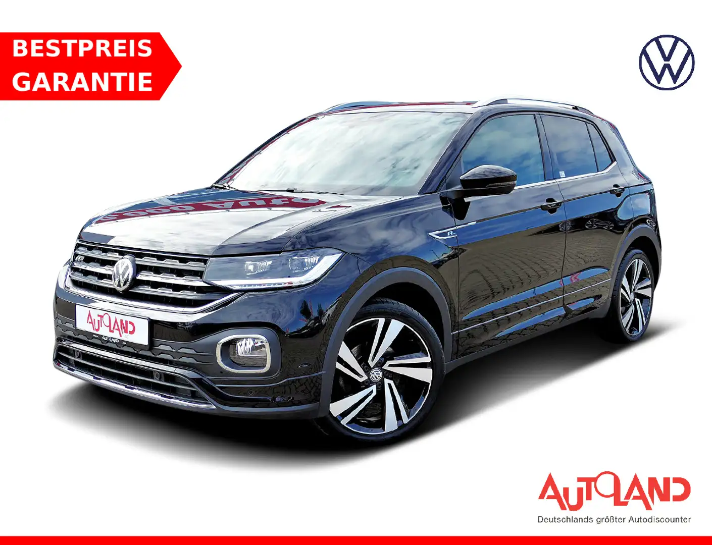 Volkswagen T-Cross 1.0 TSI R-Line LED Navi ACC App Connect Noir - 1