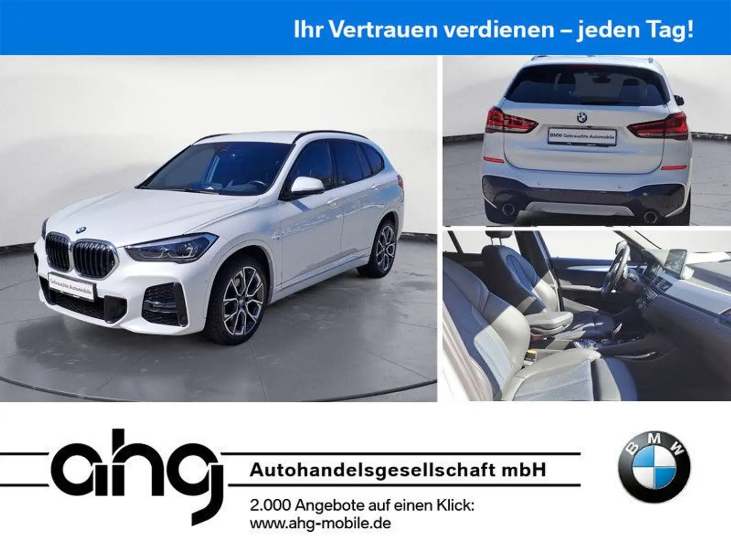 BMW X1 xDrive25d M Sport Navi Plus Head Up Display S Weiß - 1