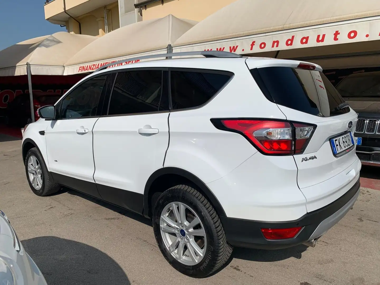 Ford Kuga 2.0 tdci Titanium X 4wd s Blanc - 2