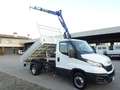 Iveco Daily 35C16Hp 3.0HPT PMedio Ribaltabile+GRU Blanc - thumbnail 5