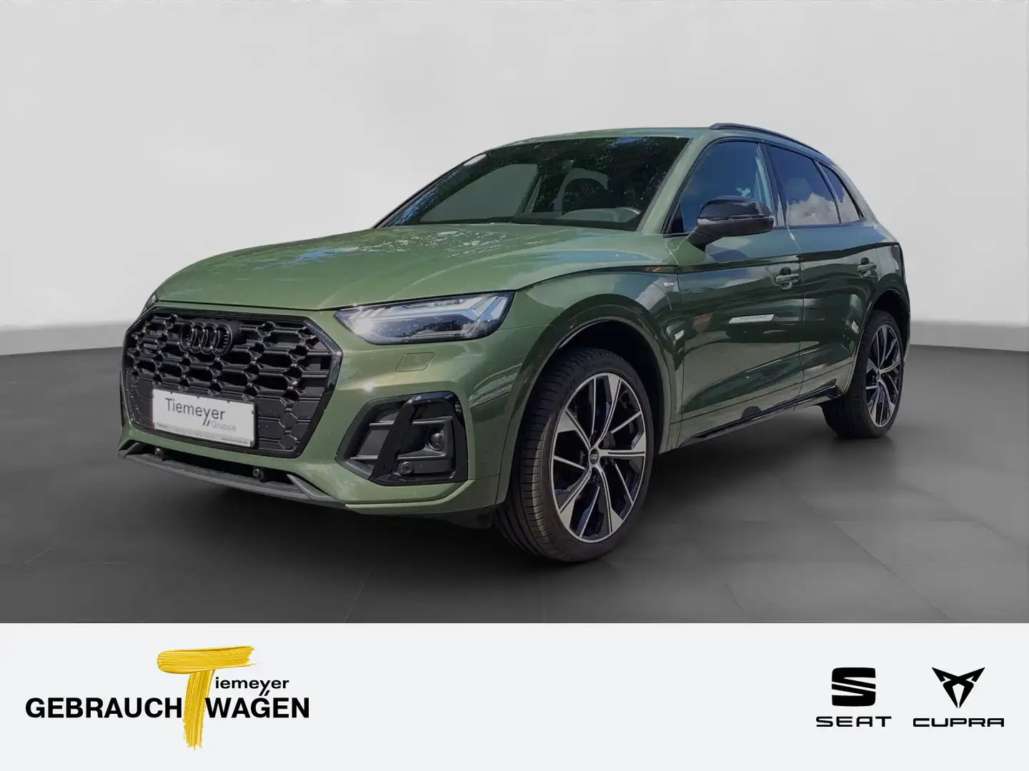 Audi Q5 40 TDI Q 2x S LINE LM21 MATRIX B&O KAMERA Grün - 1