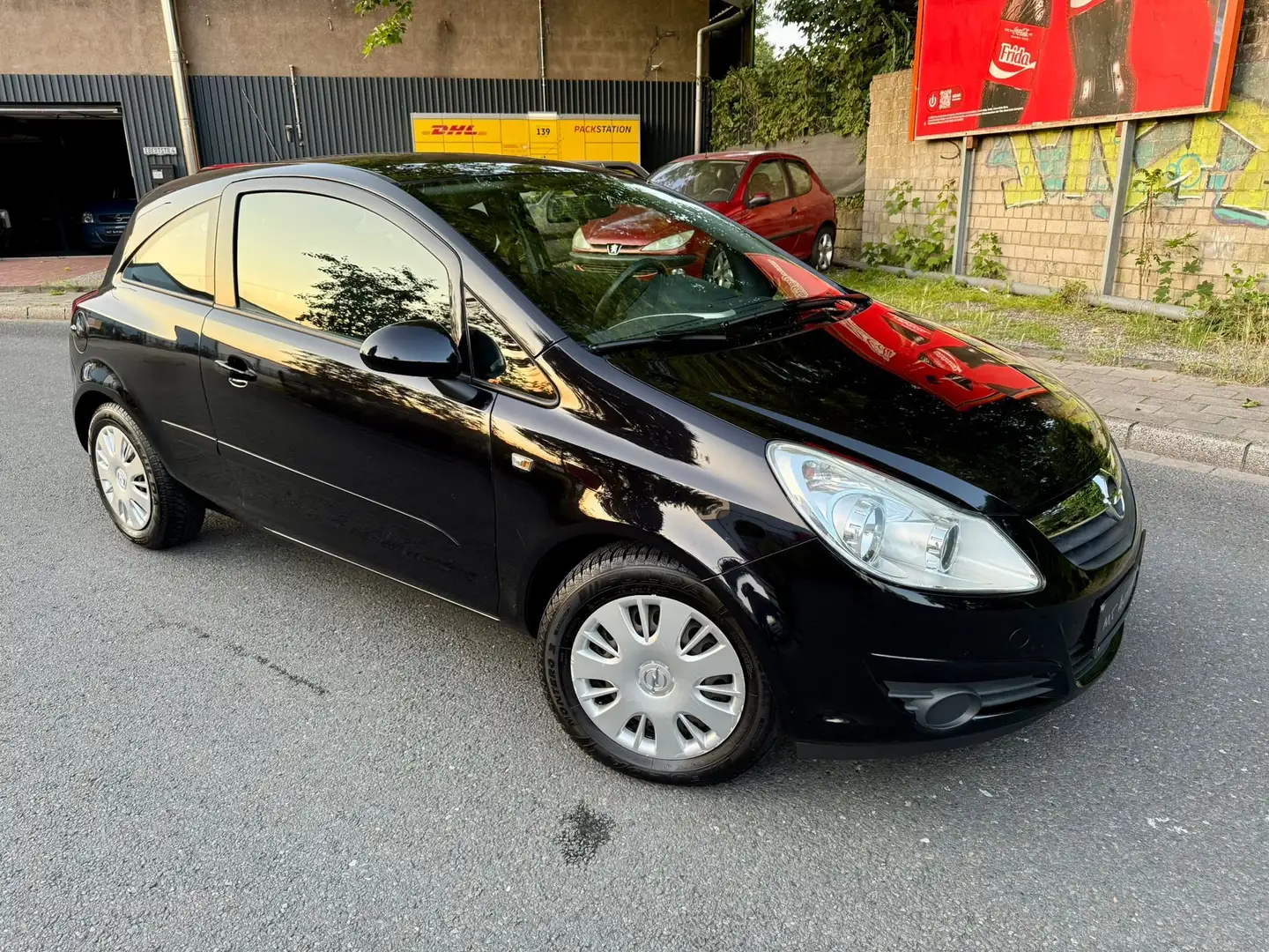 Opel Corsa CATCH ME Now*Klima*SteuerketteNeu*Tüv Neu!! Schwarz - 2