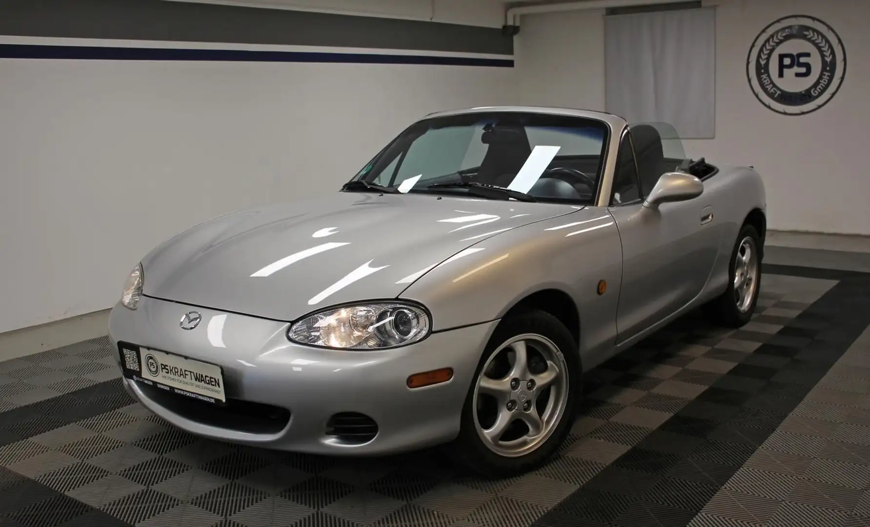 Mazda MX-5 Roadster Aut. SPORT-SITZ TOP ZUSTAND 1.HAND Grau - 1