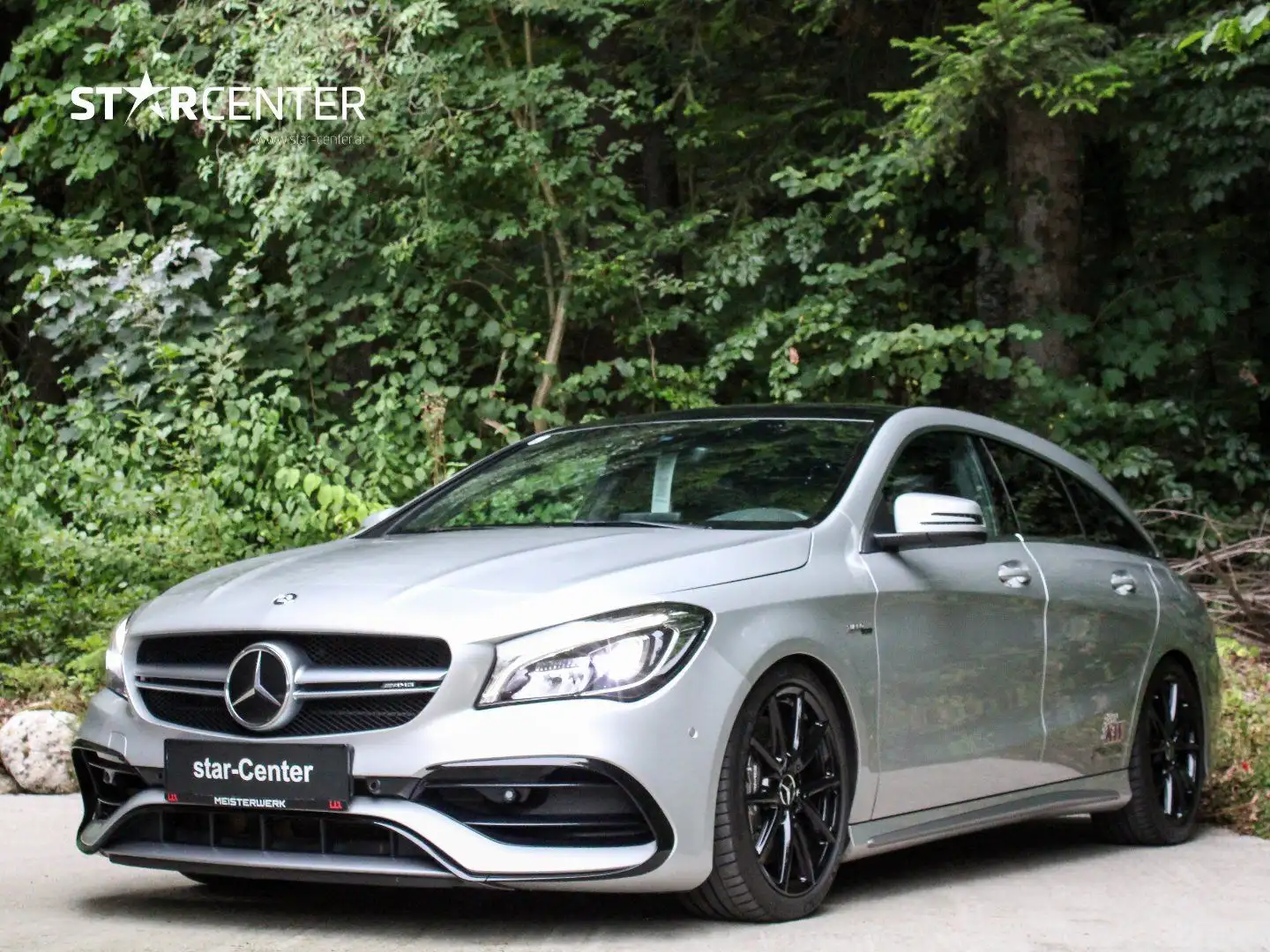 Mercedes-Benz CLA 45 AMG 4M Shooting Brake *mit KW Gewindefahrwerk V3* Silber - 1