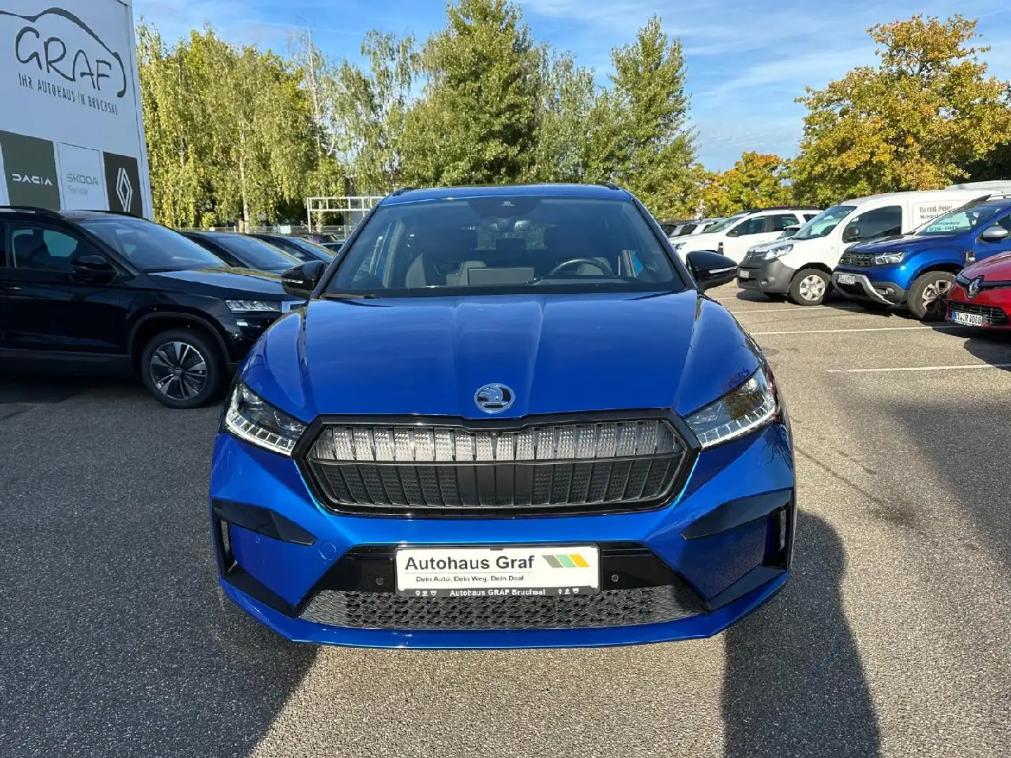 Skoda Enyaq Enyaq iV 80 Sportline *Wärmepumpe / Schiebedach Blau - 2