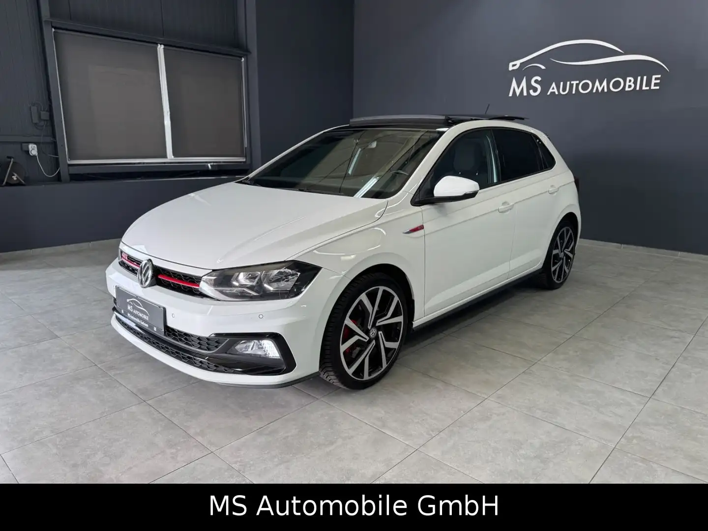 Volkswagen Polo VI GTI  DSG Panoramadach Blanc - 2