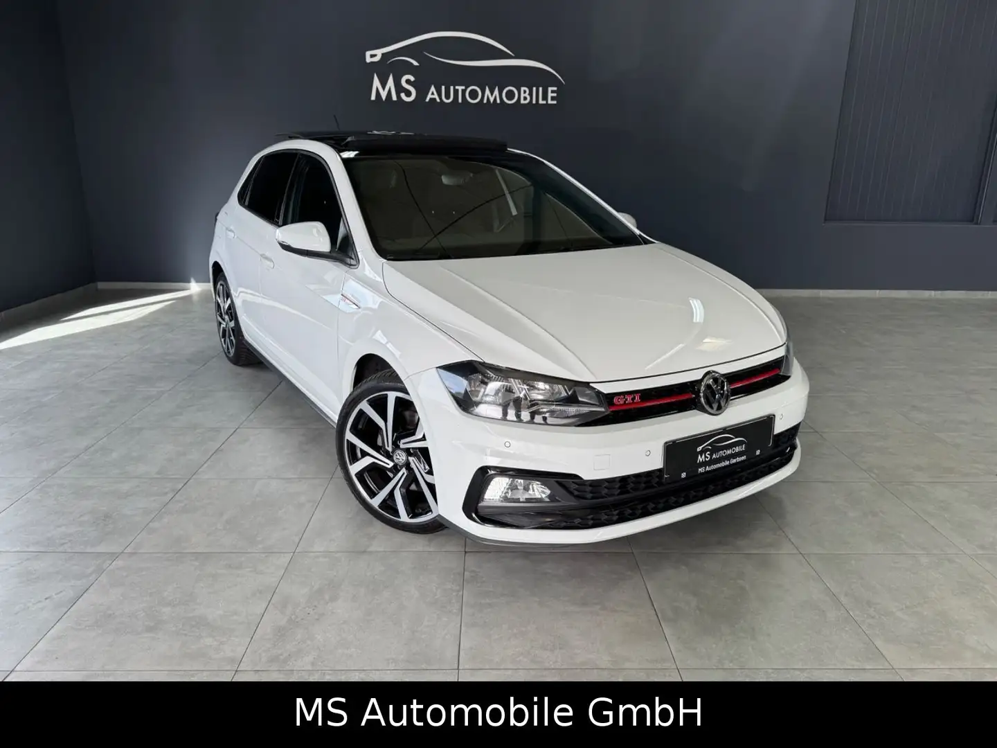 Volkswagen Polo VI GTI  DSG Panoramadach Blanc - 1