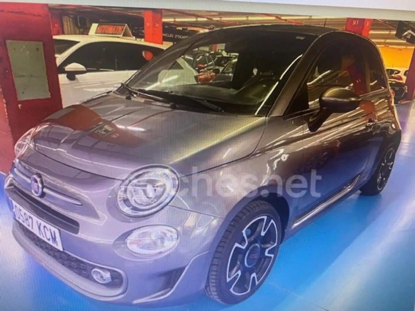 Fiat 500 1.2 S Plateado - 1