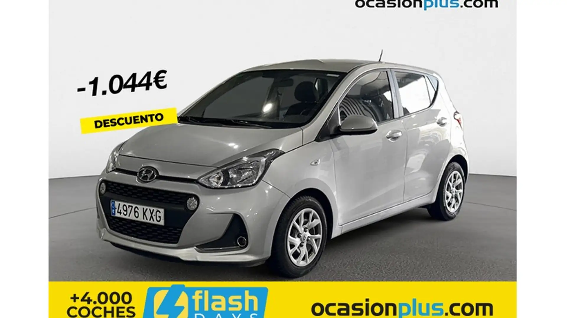 Hyundai i10 1.0 MPI Tecno Plateado - 1