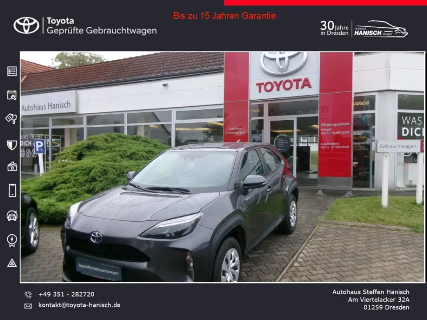 Toyota Yaris Cross Hybrid 1.5 VVT-i Business Edition Grijs - 1