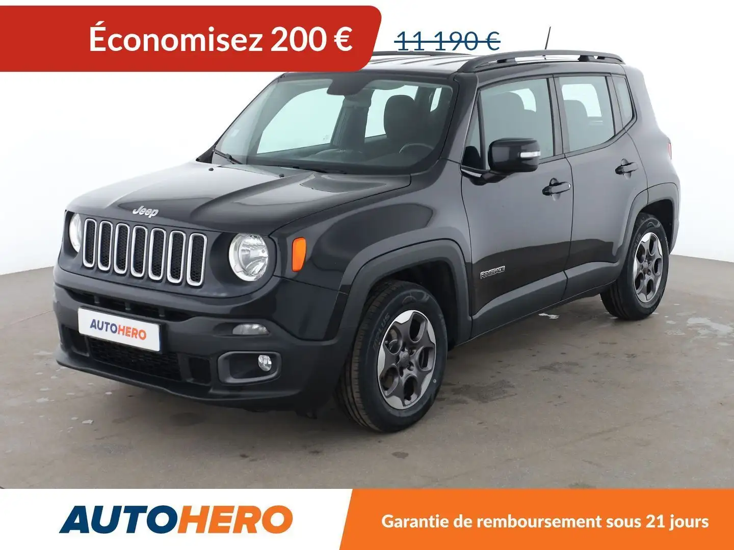 Jeep Renegade 1.4 MultiAir Longitude Noir - 1