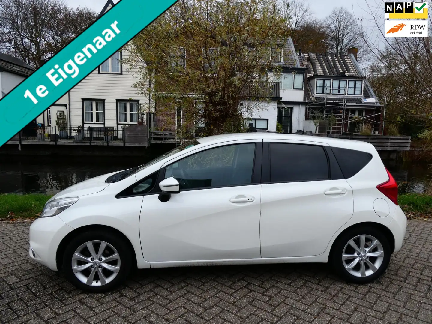 Nissan Note 1.2 DIG-S 98pk Clima Cruise Navi 1e eig. Hoge inst Weiß - 1