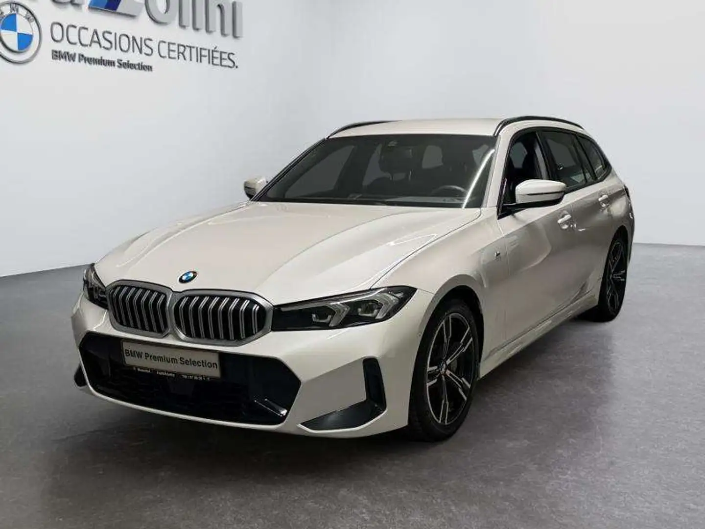 BMW 330 Touring Blanc - 1