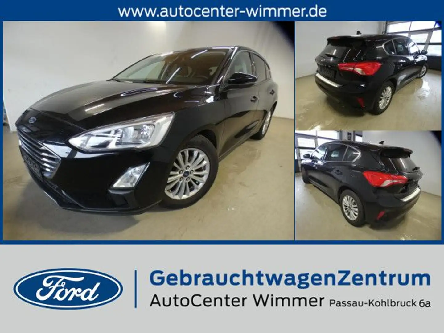 Ford Focus 1.5 EcoBlue TITANIUM  AHK abnehmbar Noir - 1