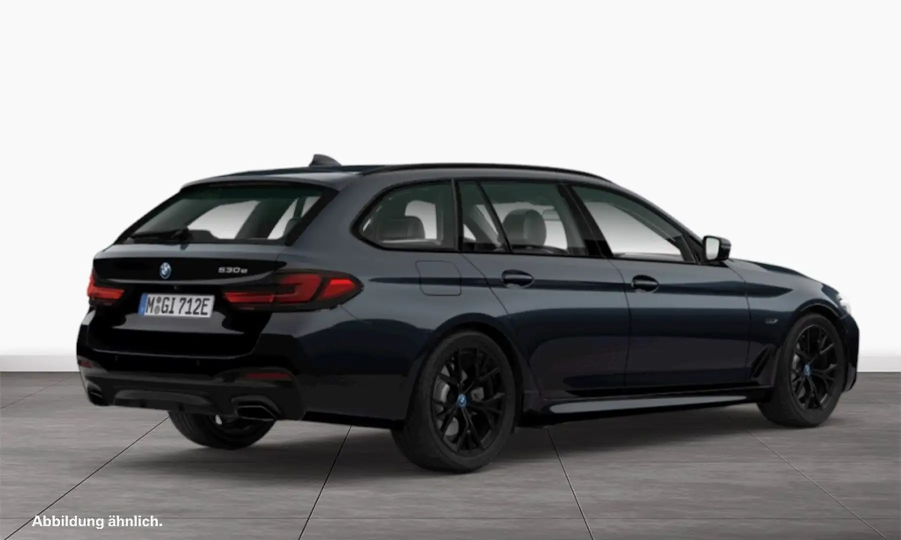 BMW 530 e Touring MPaket ACC | 360° | HUD | ParkASS+ | DAB Schwarz - 2