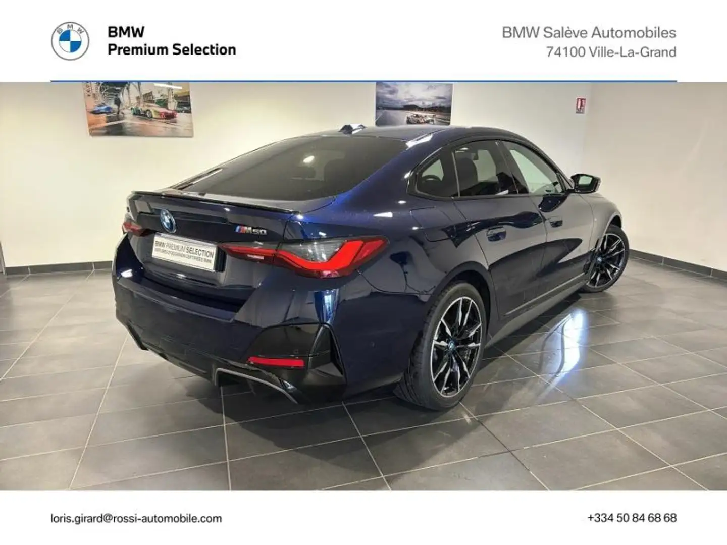BMW i4 M50 544ch Bleu - 2