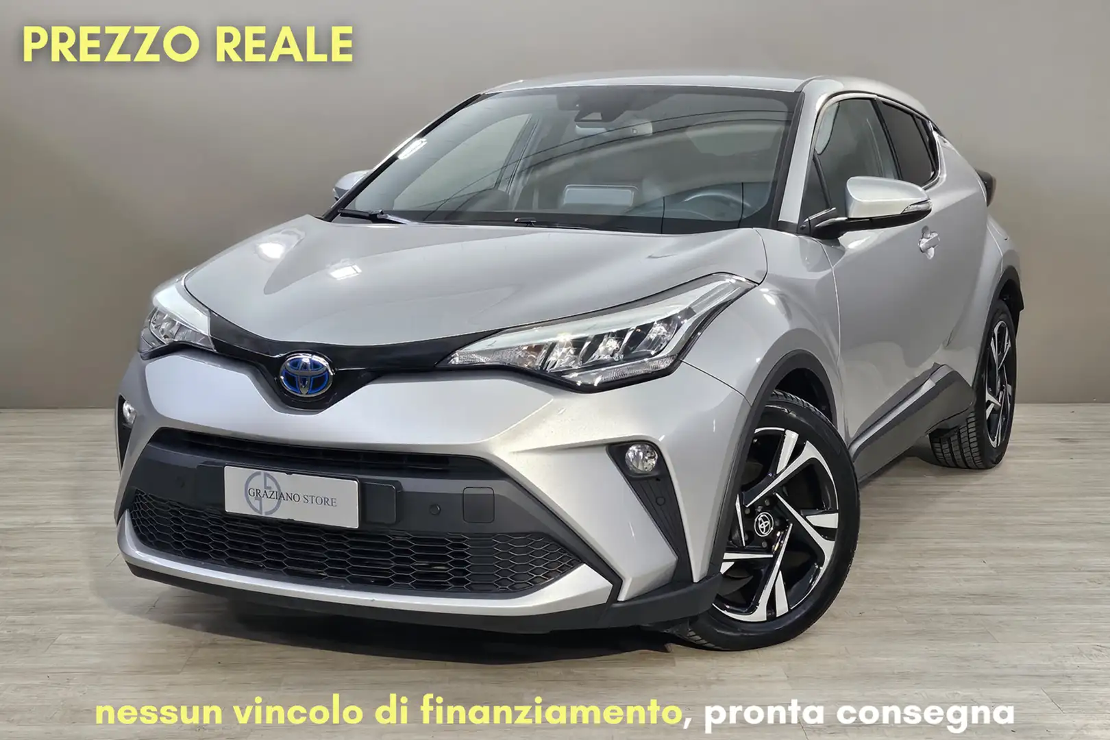 Toyota C-HR 2.0 FHEV Hybrid E-CVT Morebusiness Grijs - 1