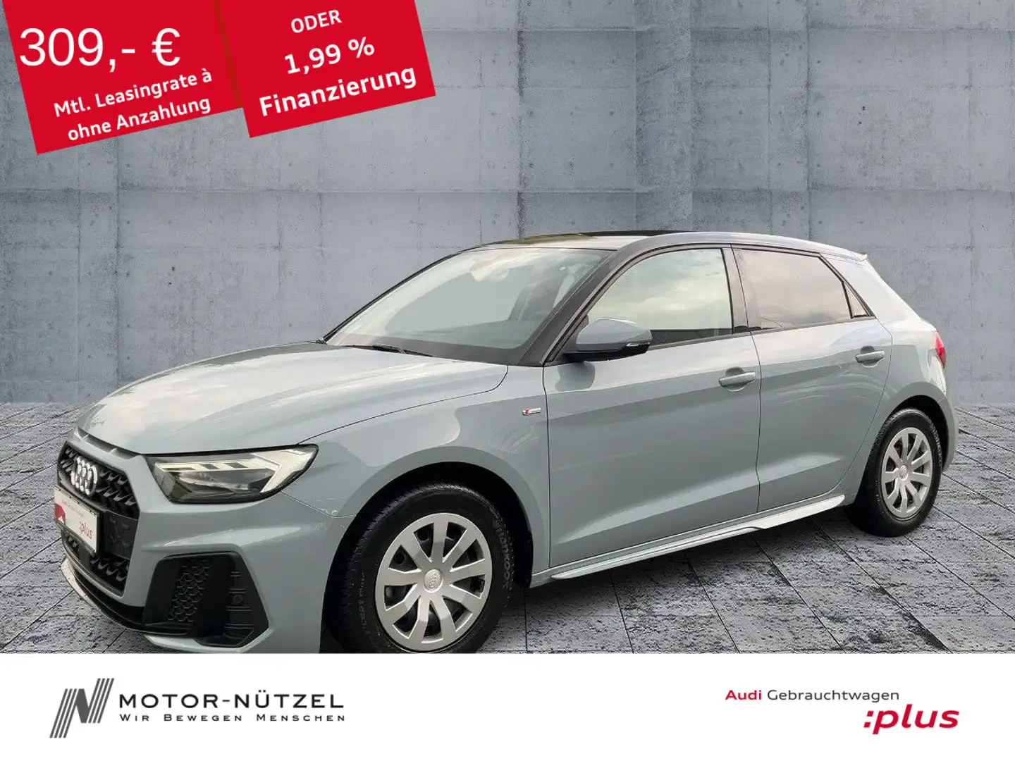 Audi A1 30 TFSI S-TR S-LINE LED+NAV+PDC+ACC Grau - 1