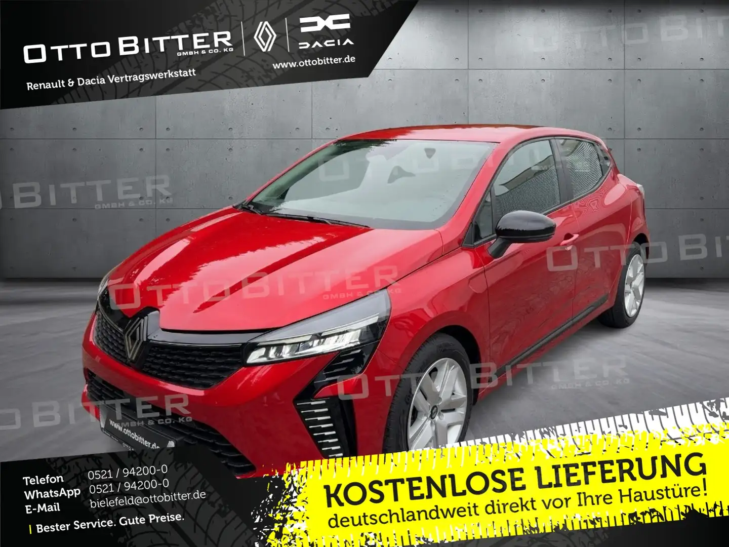 Renault Clio Evolution ECO-G 100 FLÜSSIGGAS NAVI Rot - 1