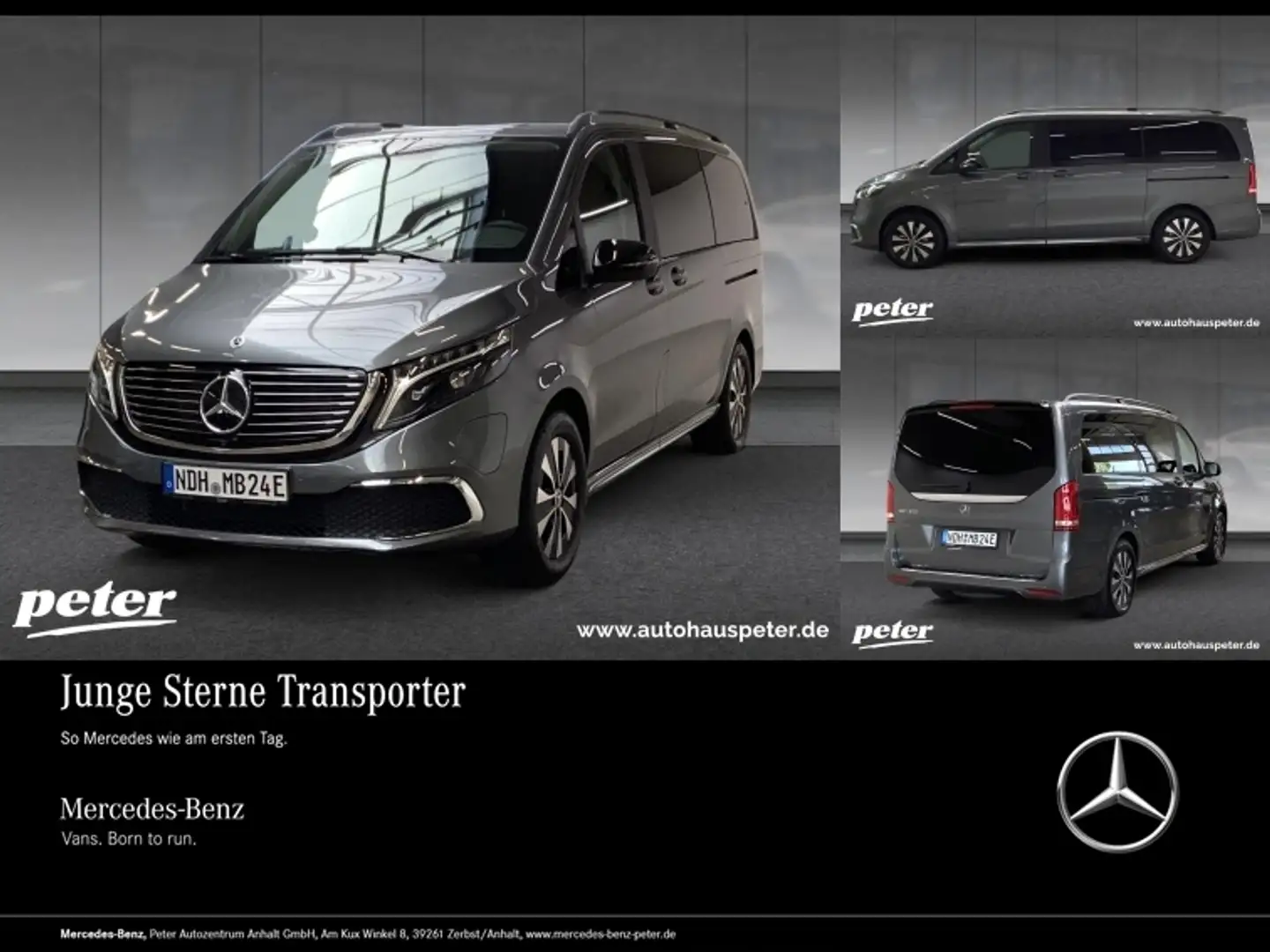 Mercedes-Benz EQV 300 lang  MBUX/ILS-LED/Rückfahrkamera/DAB Šedá - 1