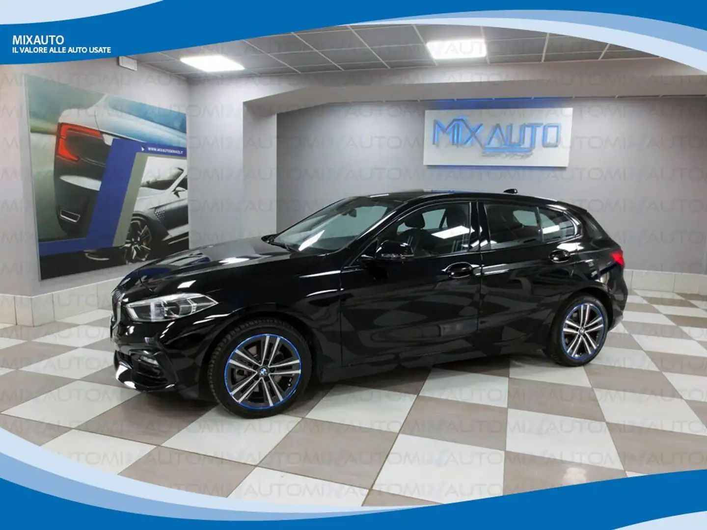 BMW 118 D 5 Porte Sport AUT EU6 Nero - 1