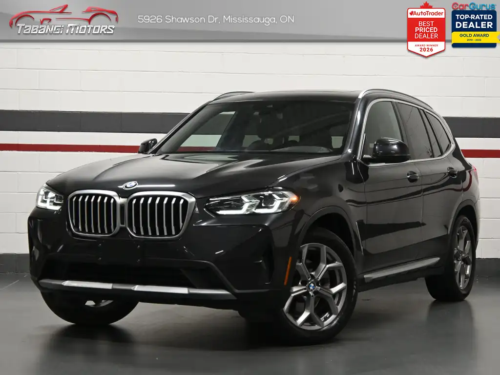 2022 BMW X3 XDrive30i No Accident Navigation Panoramic Roof A