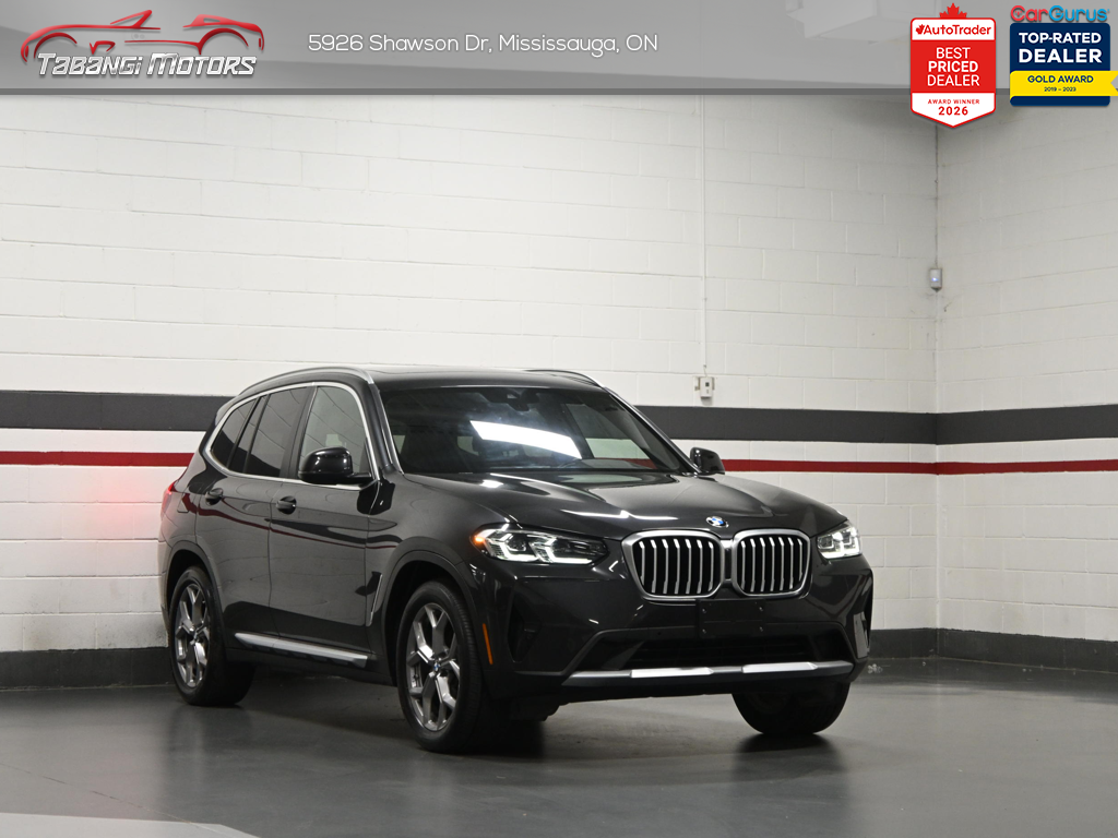 2022 BMW X3 XDrive30i No Accident Navigation Panoramic Roof A