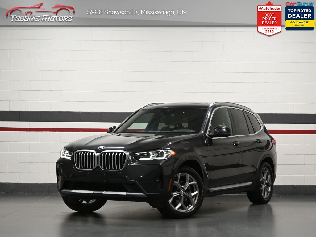 2022 BMW X3 XDrive30i No Accident Navigation Panoramic Roof A