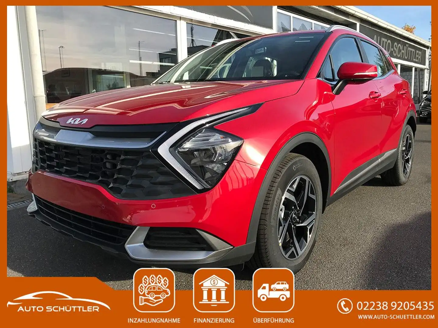 Kia Sportage Autom,LED,MHEV,Sitzh,Kamera,Spurhalte Rouge - 1