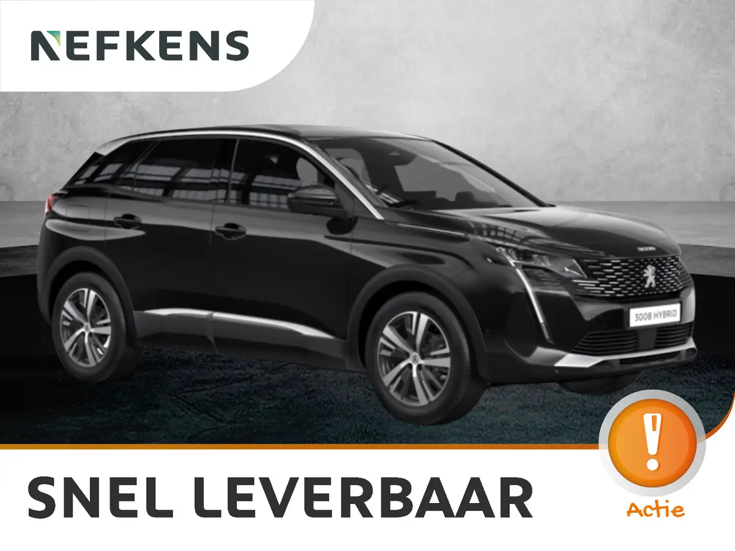 Peugeot 3008 plug-in HYbrid 180 e-EAT8 Allure Pack Business Aut Zwart - 1