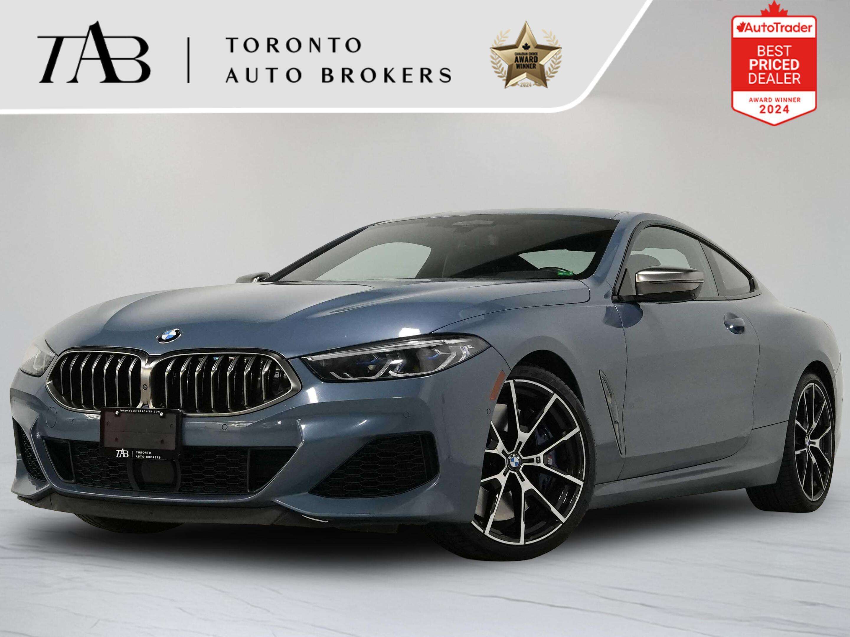 Blue 2019 BMW 8 Series Coupe All-Wheel Drive Automatic