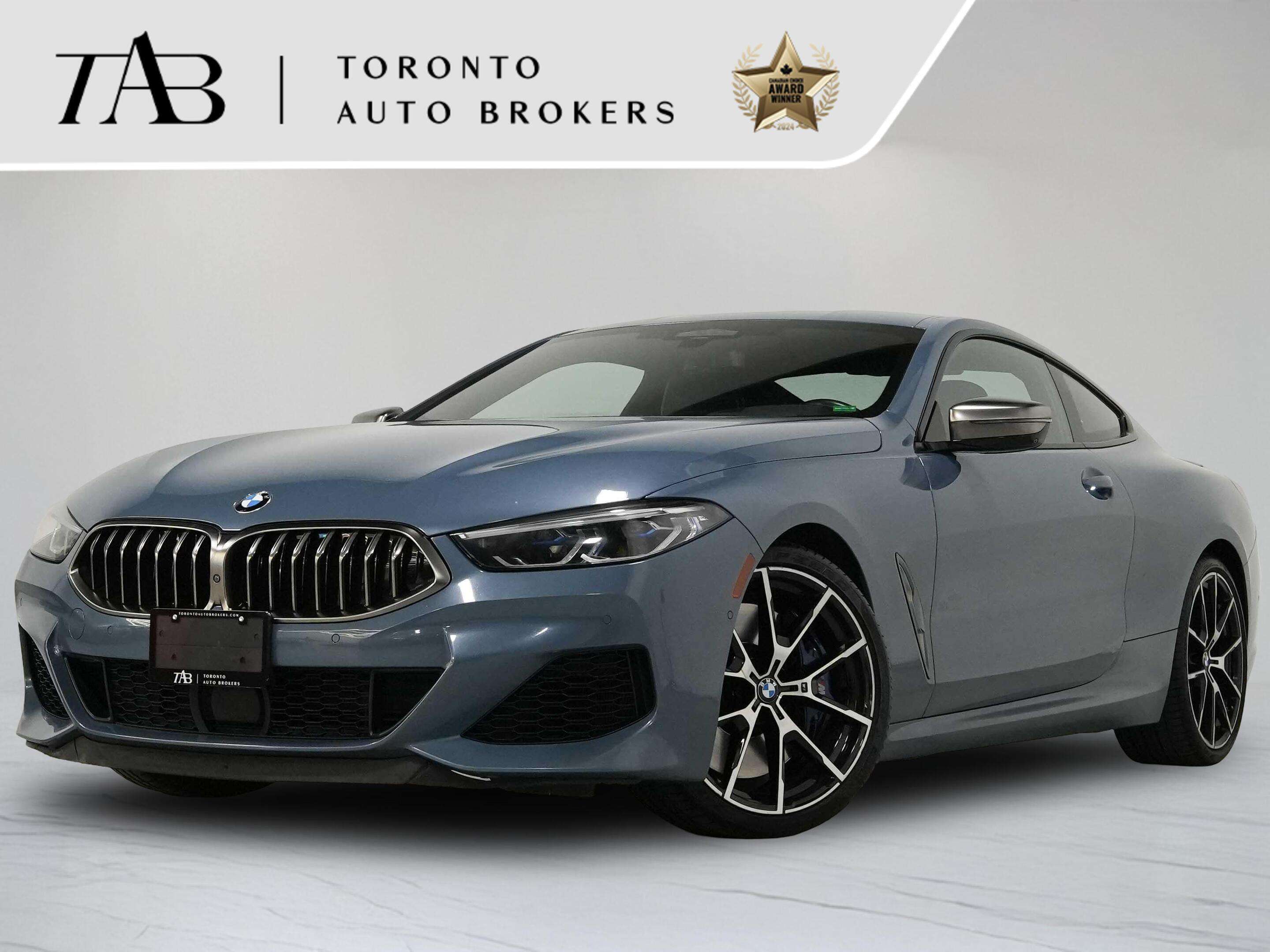 Blue 2019 BMW 8 Series Coupe All-Wheel Drive Automatic