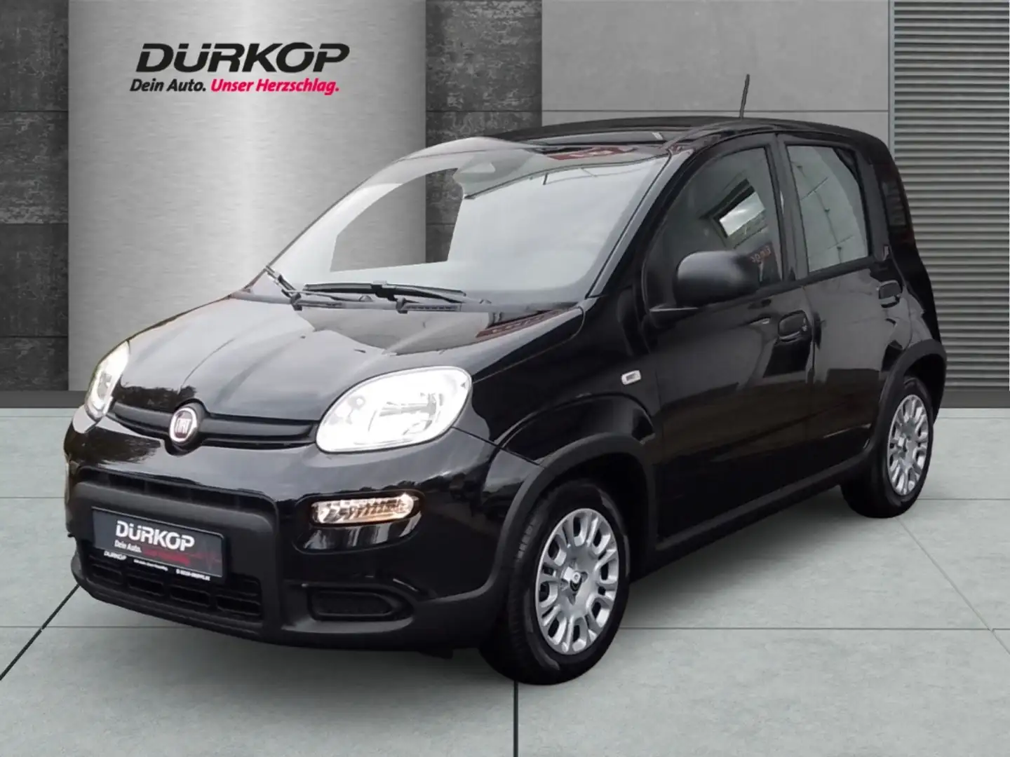 Fiat Panda City Paket el. Spiegel Parkpilot Klimaanlage Noir - 1