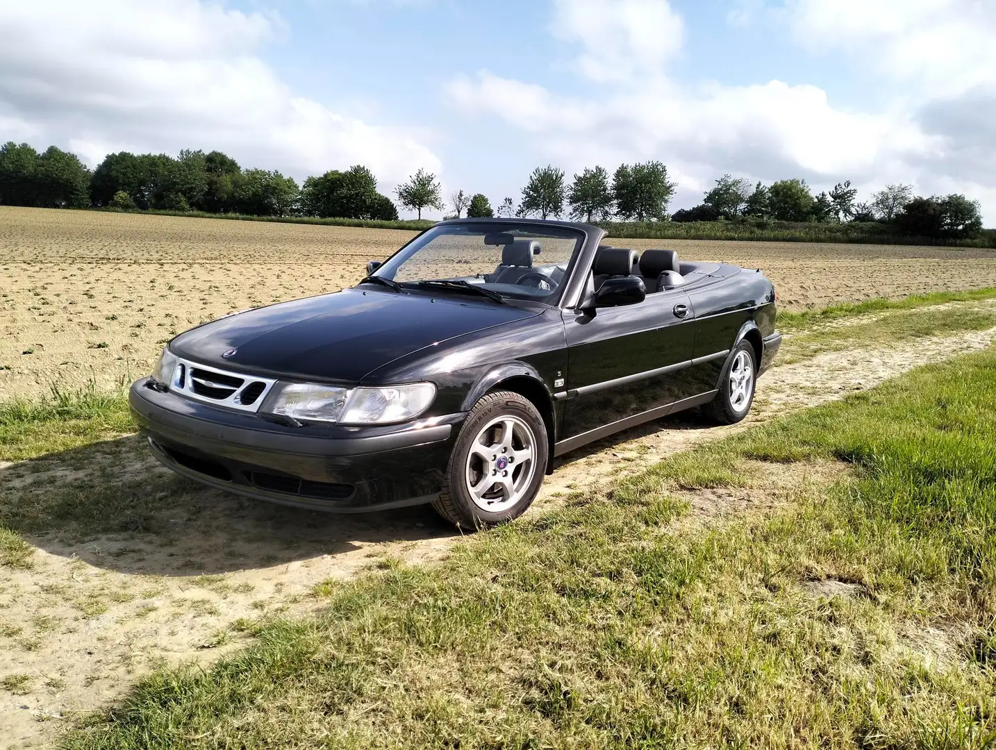 Saab 9-3 2.0 Turbo S - Prête à immatriculer - Airco ! Noir - 1