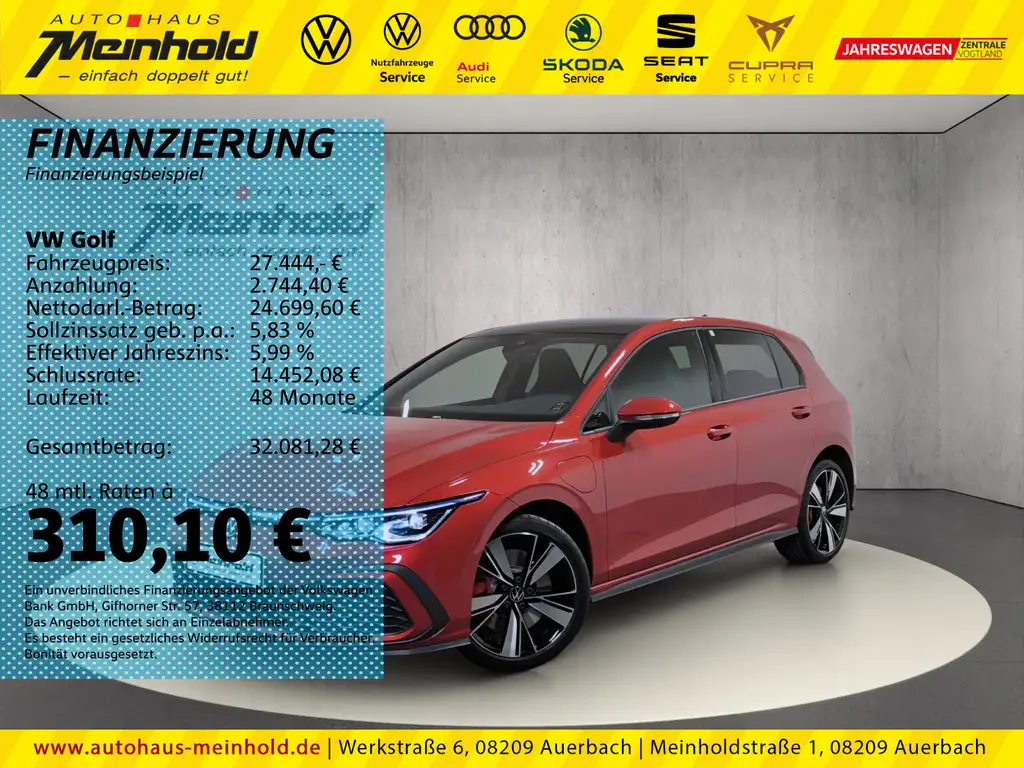 Volkswagen Golf GTE 2022 из Европы — купить под ключ