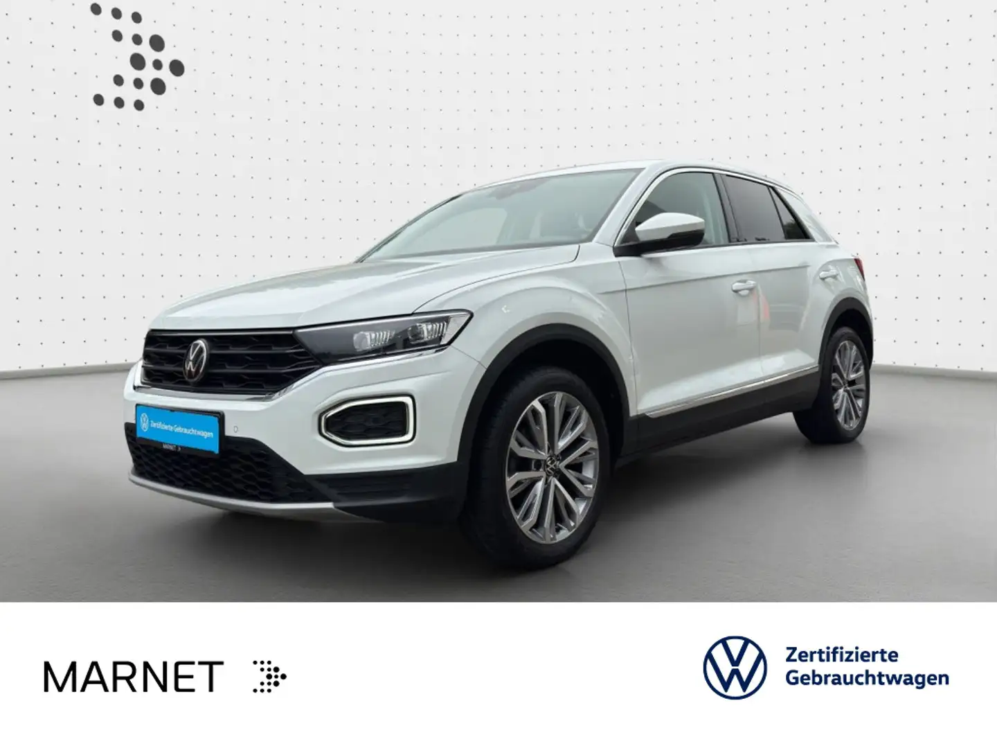 Volkswagen T-Roc 1.5 TSI DSG Style *Navi*AHK*Kamera*El.Heck Weiß - 1