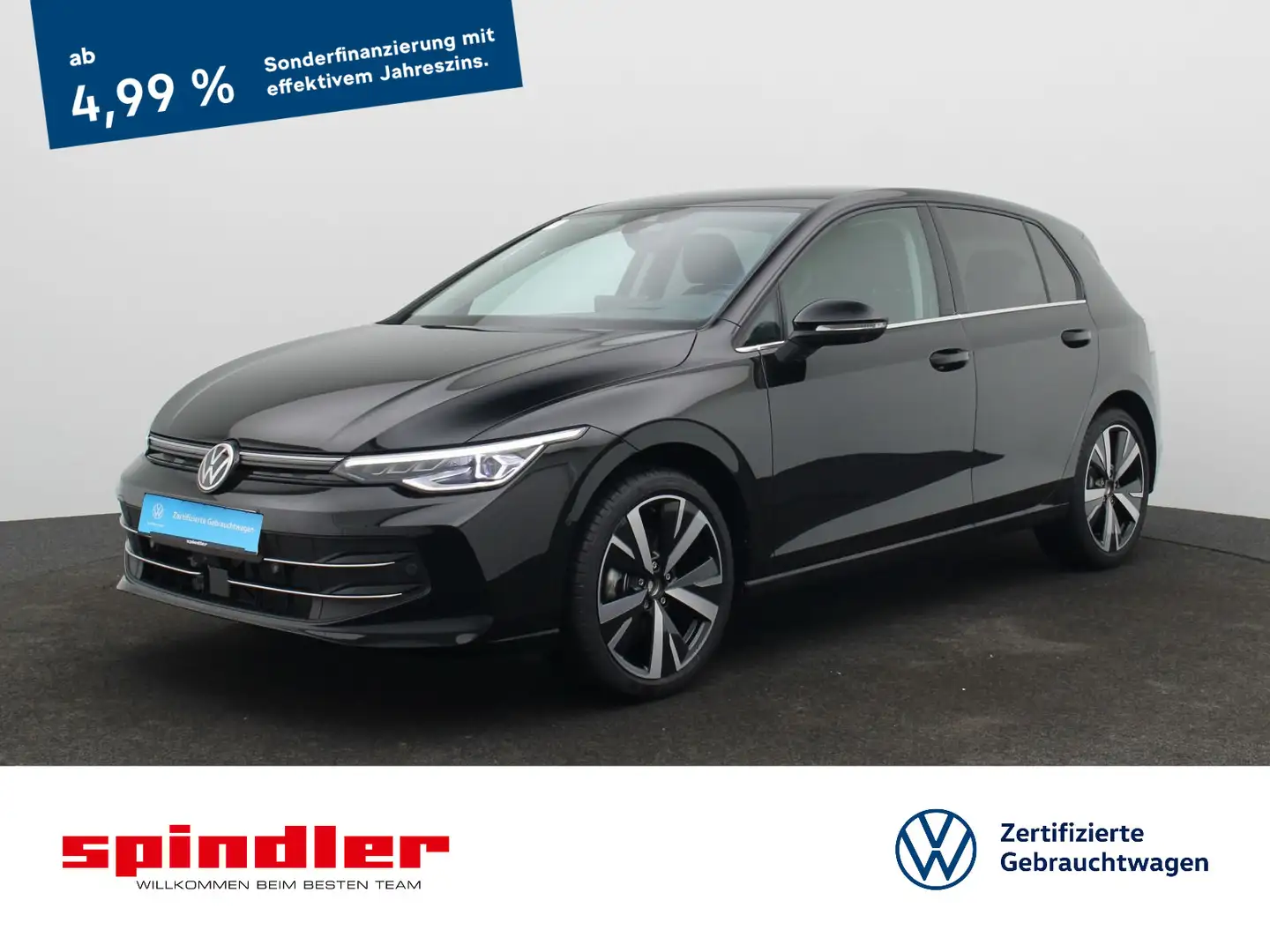 Volkswagen Golf VIII Style 1.5 eTSI DSG/ AHK, ACC, 360°Kame Schwarz - 1