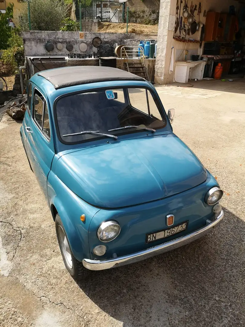 Fiat 500F anno 1967 Niebieski - 1