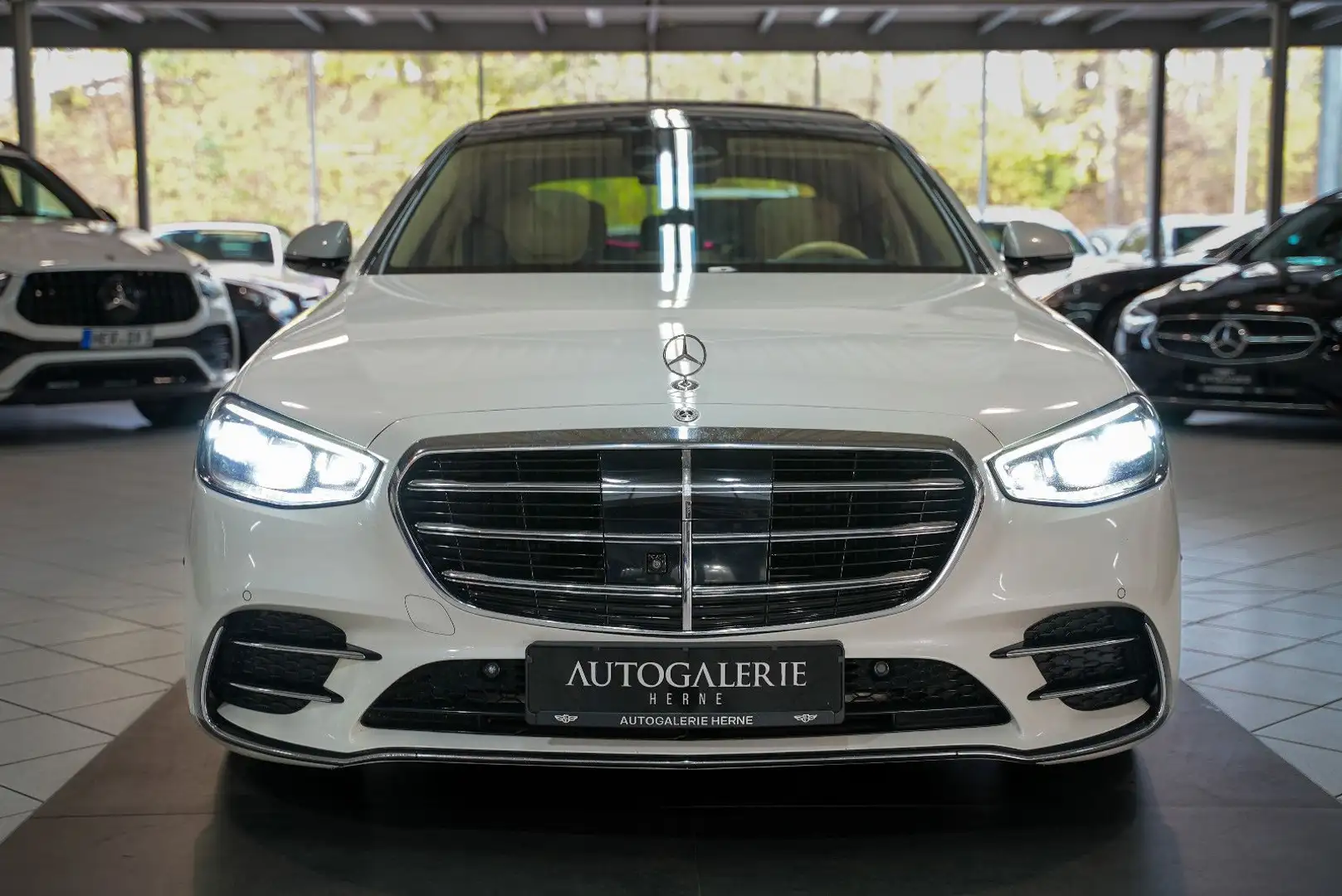 Mercedes-Benz S 400 d 4M LANG AMG EXCLUSIVE*3X TV*PANO*VOLLLLL Weiß - 2