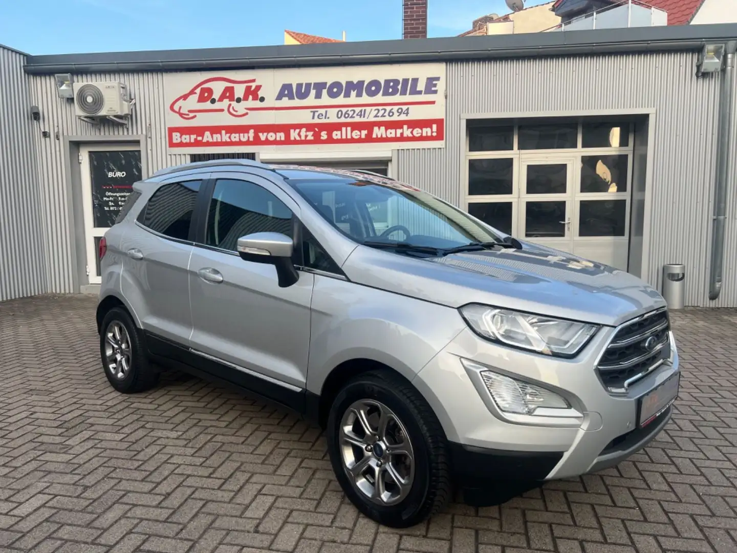 Ford EcoSport Titanium 2.Hand+62TKM+Navi+Bhz.Lenkrad Silber - 1