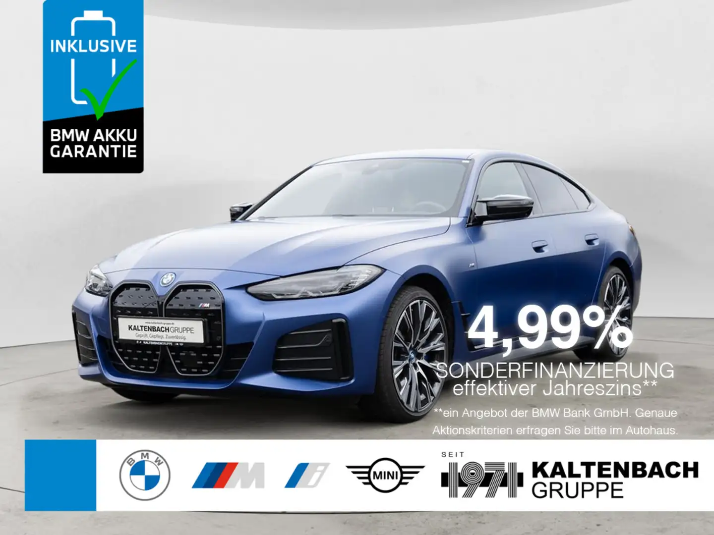 BMW i4 M50 Gran Coupe 360° ACC H/K MEMORY NAVI Blu/Azzurro - 1