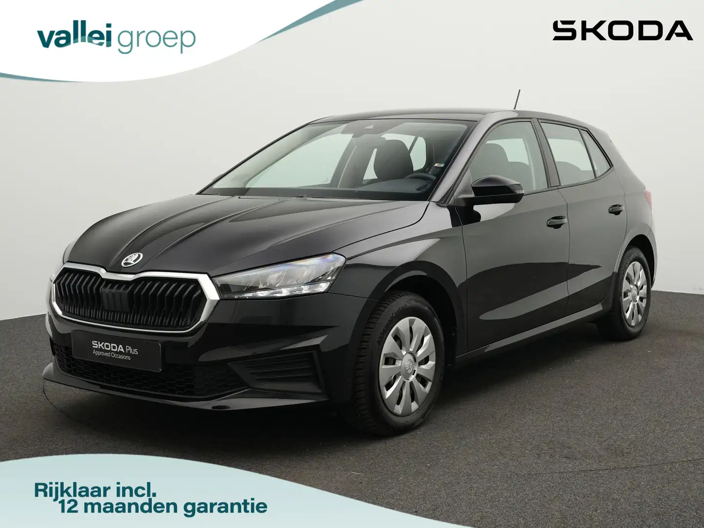 Skoda Fabia 1.0 MPI 80 pk Ambition | LED koplampen | Parkeerse Zwart - 1