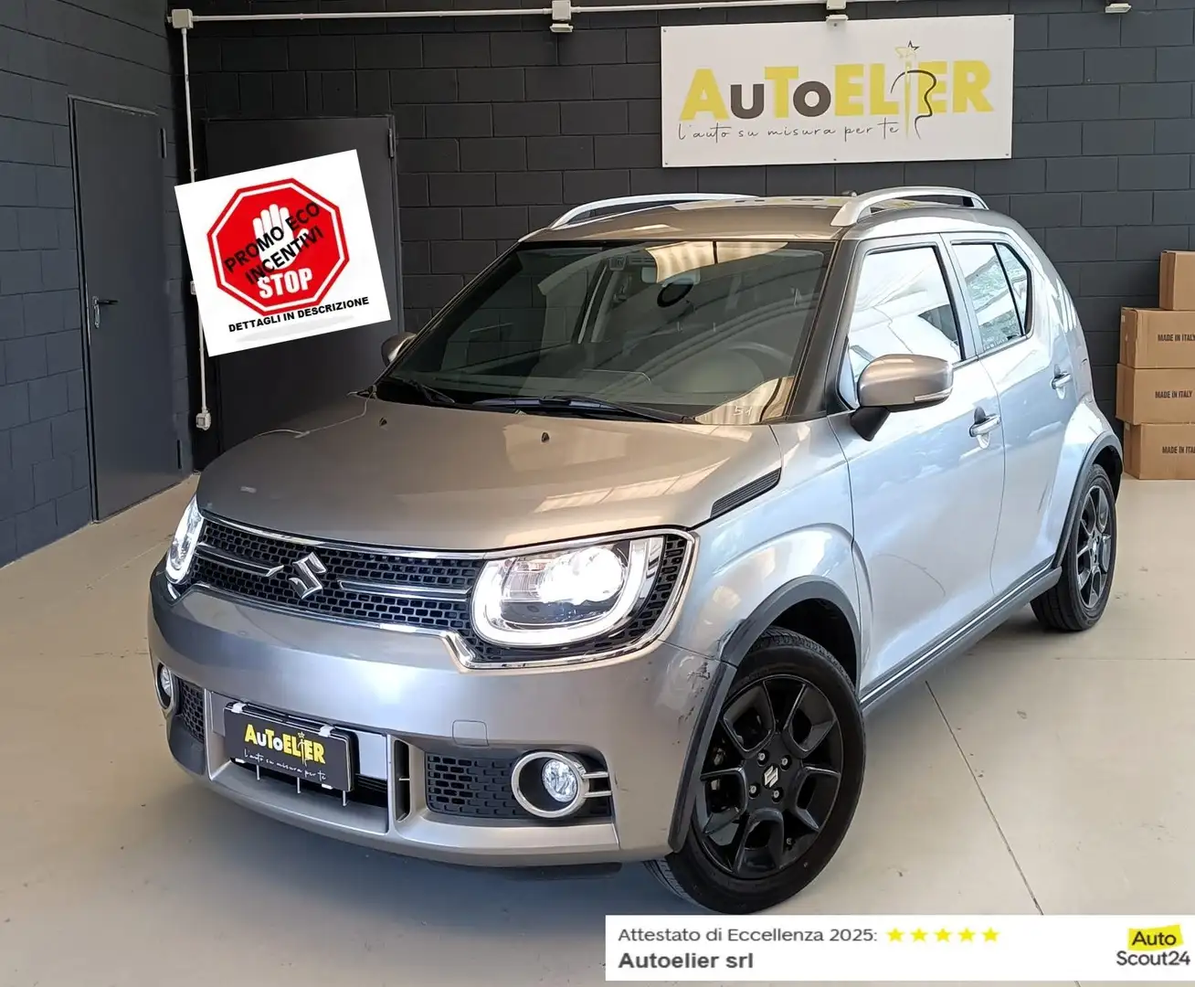 Suzuki Ignis Ignis III 2017 1.2h Top 2wd Grigio - 1